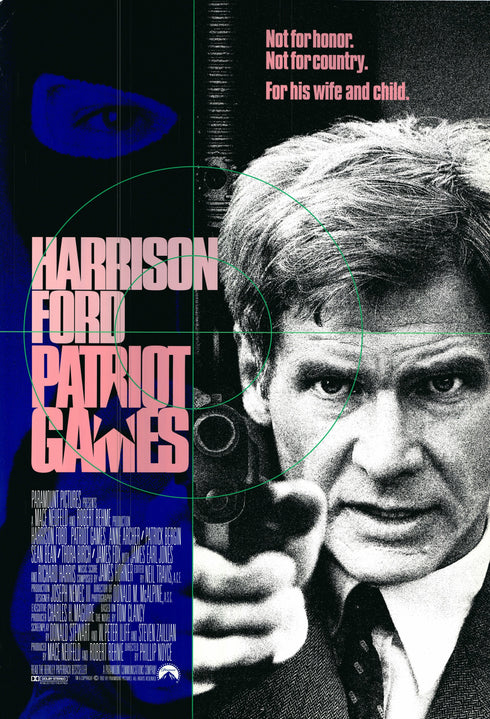 patriot games 1992 rolled one sheet